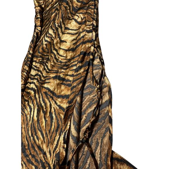 Vintage Y2K Victoria Secret Tiger Print Slip Dress Size Small - Picture 4 of 9